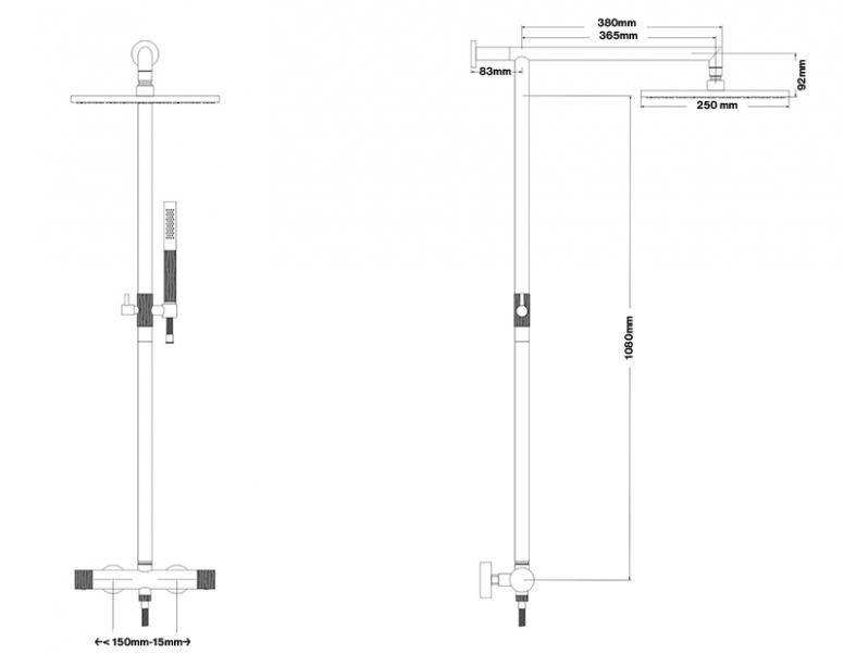 Cass&oslash;e komplet pakke til badev&aelig;relse - Mat sort