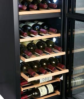 Cavin Northern Collection 39 fritst&aring;ende vink&oslash;leskab m/2 zoner - Sort