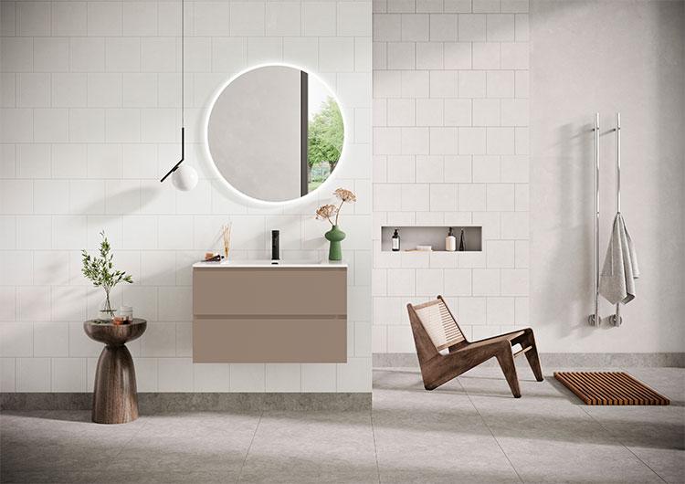 Str&oslash;mberg Lux 60 vaskeskab m/2 skuffer - Cocoa brun