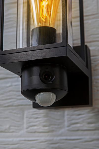 Lutec Security Flair udend&oslash;rslampe m/kamera, lyd og sensor
