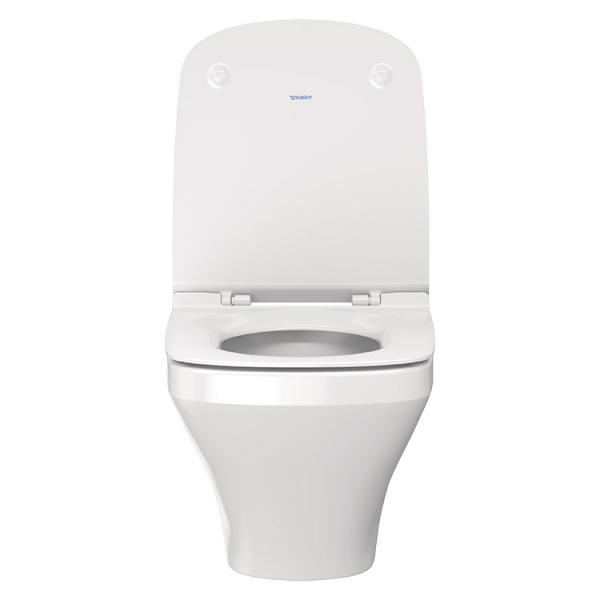 Duravit DuraStyle Compact Rimless v&aelig;gh&aelig;ngt toilet inkl. s&aelig;de
