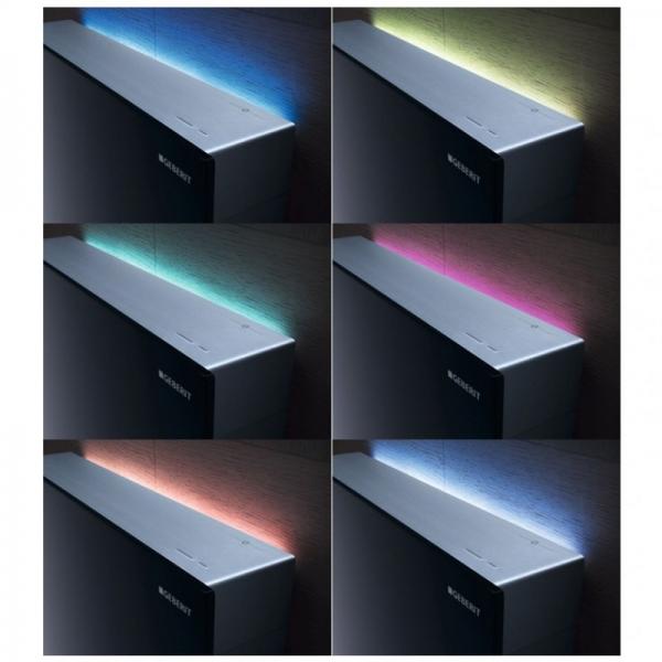 Geberit Monolith Plus cisterne til v&aelig;gh&aelig;ngt toiletsk&aring;l - Hvid