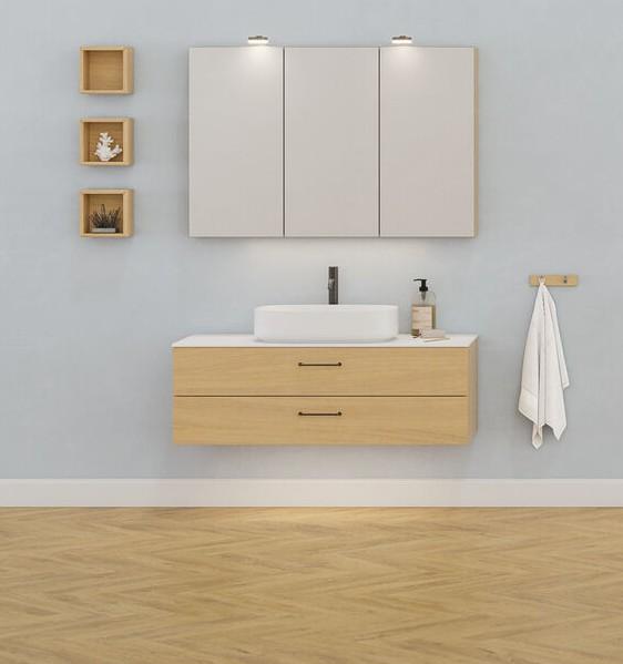 Dansani Ellipse 60 fritst&aring;ende bowlevask - Uden overl&oslash;b