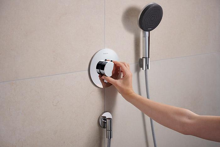 hansgrohe Ecostat Comfort S termostatarmatur til indbygning m/afsp&aelig;rring - 1 udtag - Krom