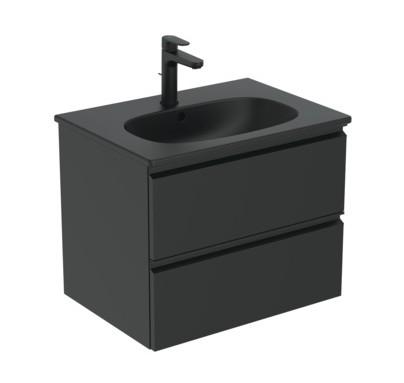 Ideal Standard Tesi 62 m&oslash;belvask - Mat sort