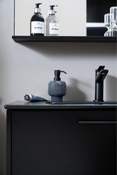 Gustavsberg Artic 80 m&oslash;bels&aelig;t m/sort vask - Sort ask