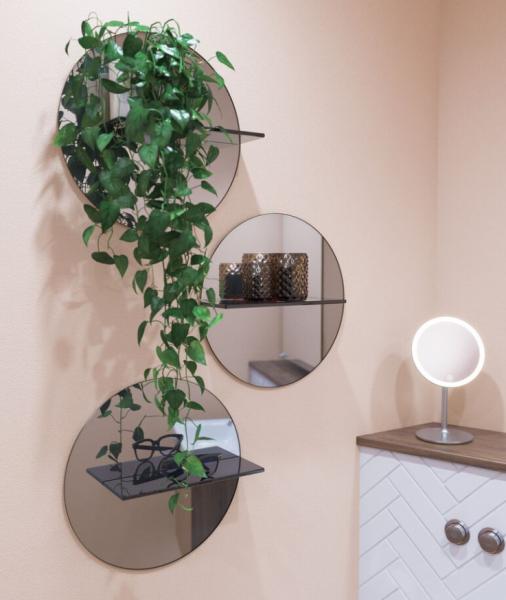 Dansani Present spejl m/glashylde &Oslash;40 cm