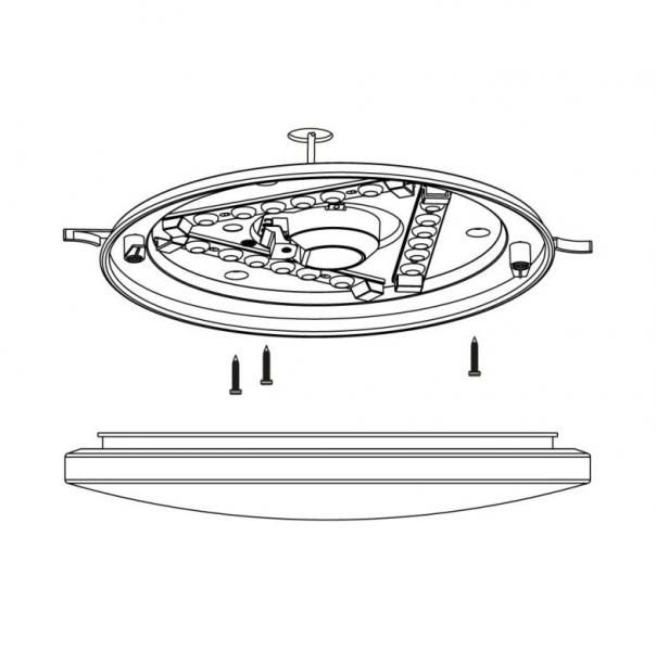 Eglo Frania v&aelig;g- og loftslampe