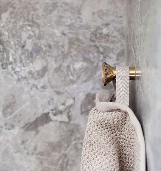 Toni Copenhagen flad h&aring;ndkl&aelig;dekrog - 2 stk - Krom