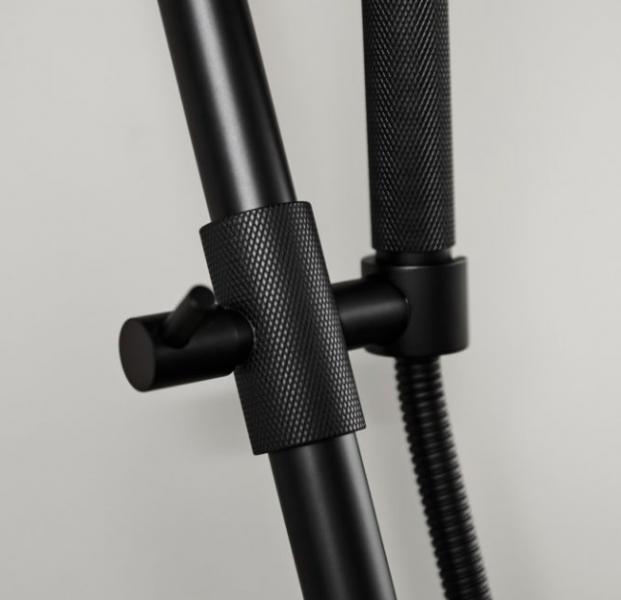 Cass&oslash;e Crystal Cut komplet pakke til badev&aelig;relset - Mat sort