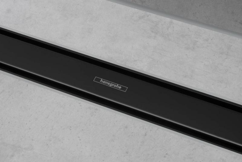 Hansgrohe RainDrain Match Kappes&aelig;t - 120 cm - Mat sort