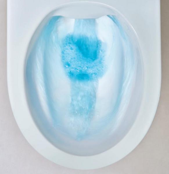 Geberit iCon kompakt v&aelig;gh&aelig;ngt toilet inkl. s&aelig;de - Mat hvid