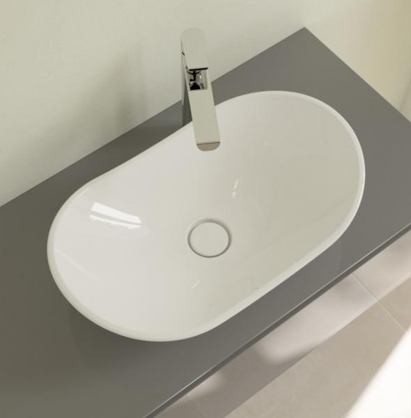 V&B My Nature 61 fritst&aring;ende bowlevask - Uden overl&oslash;b - Ceramic+