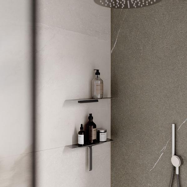 Unidrain Reframe s&aelig;behylde - B&oslash;rstet st&aring;l