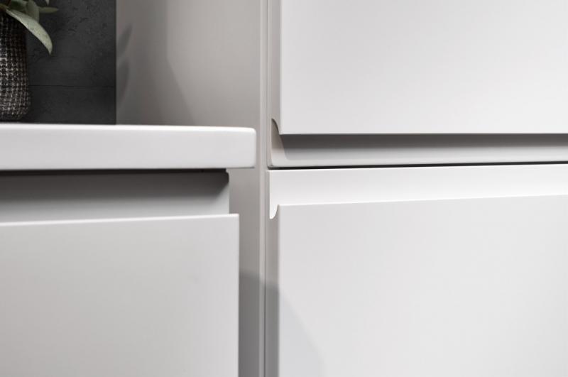 Cass&oslash;e Front 60 m&oslash;belpakke m/skuffer og vask - Mat hvid