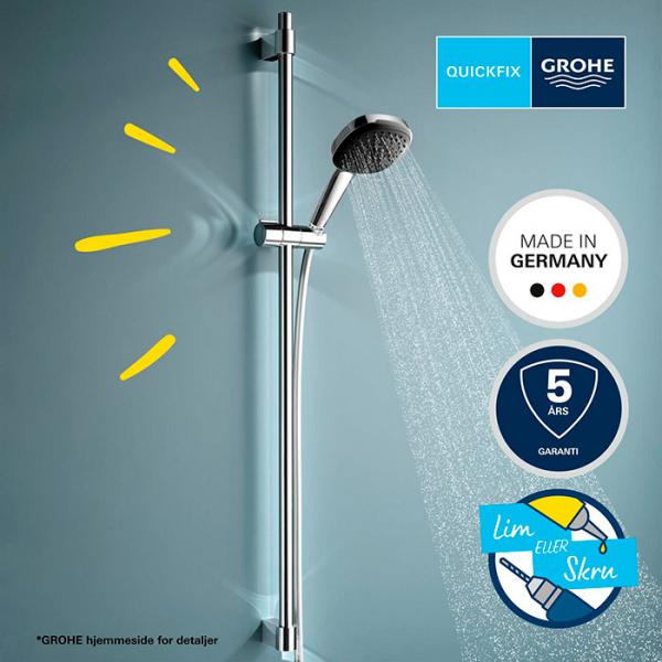 Grohe Vitalio Comfort 110 bruses&aelig;t 2 sprays 900 mm
