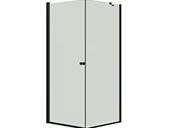 Dansani bruseniche - Firkantet m. fast v�g - Sort